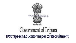 TPSC Speech Educator Inspector Recruitment 2021