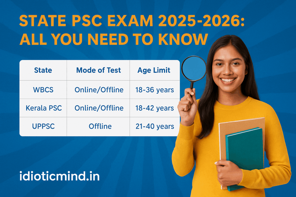 State PSC Exam 2026
